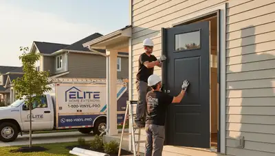 Professional door installation by vinyl-siding experts in Philadelphia, PA homes
