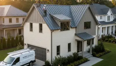 Metal roofing installation by Next Level Exteriors in Philadelphia, PA for durable home protection