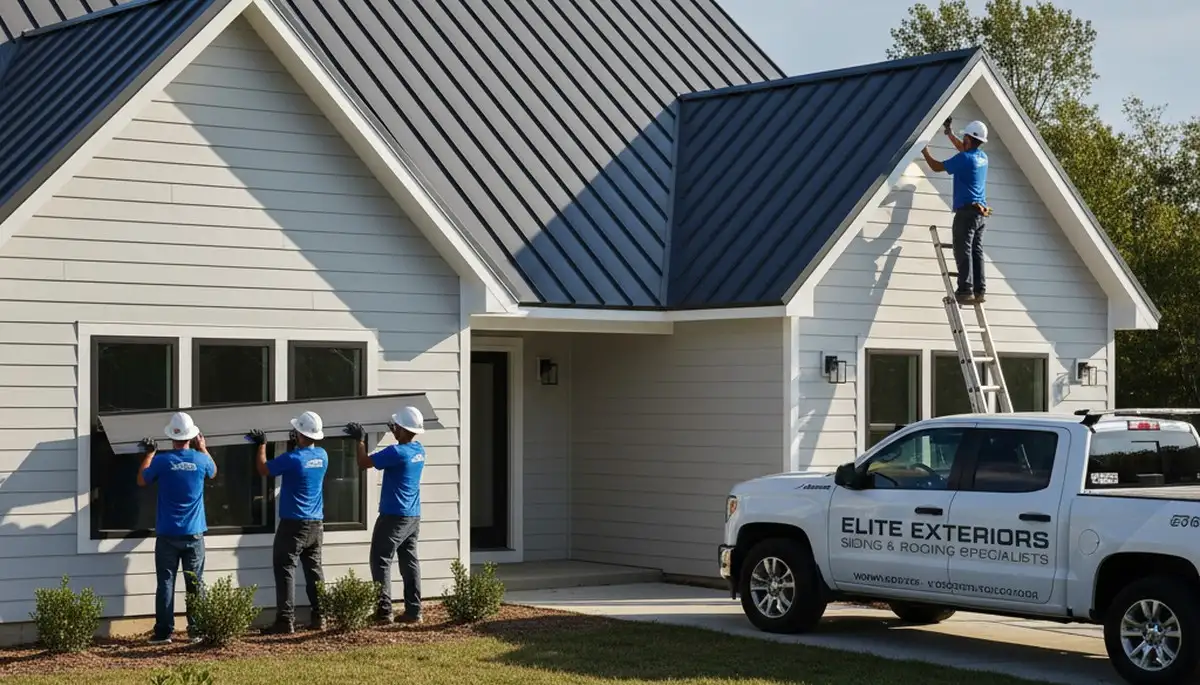 Vinyl siding installation on a Philadelphia, PA home by Next Level Exteriors