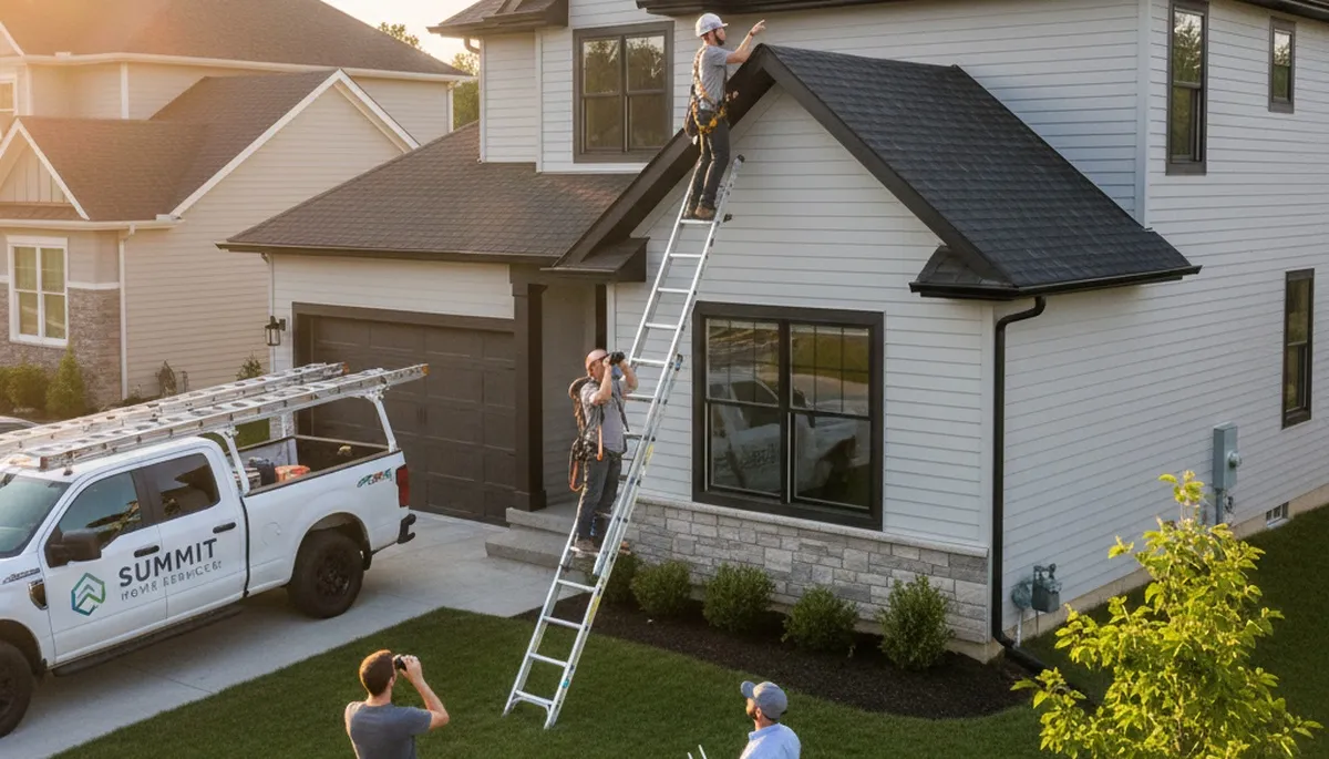 Professional roof inspection in Philadelphia, PA by vinyl siding and exterior experts