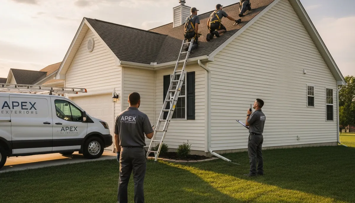 Professional roof inspection by Next Level Exteriors in Philadelphia, PA ensuring home protection