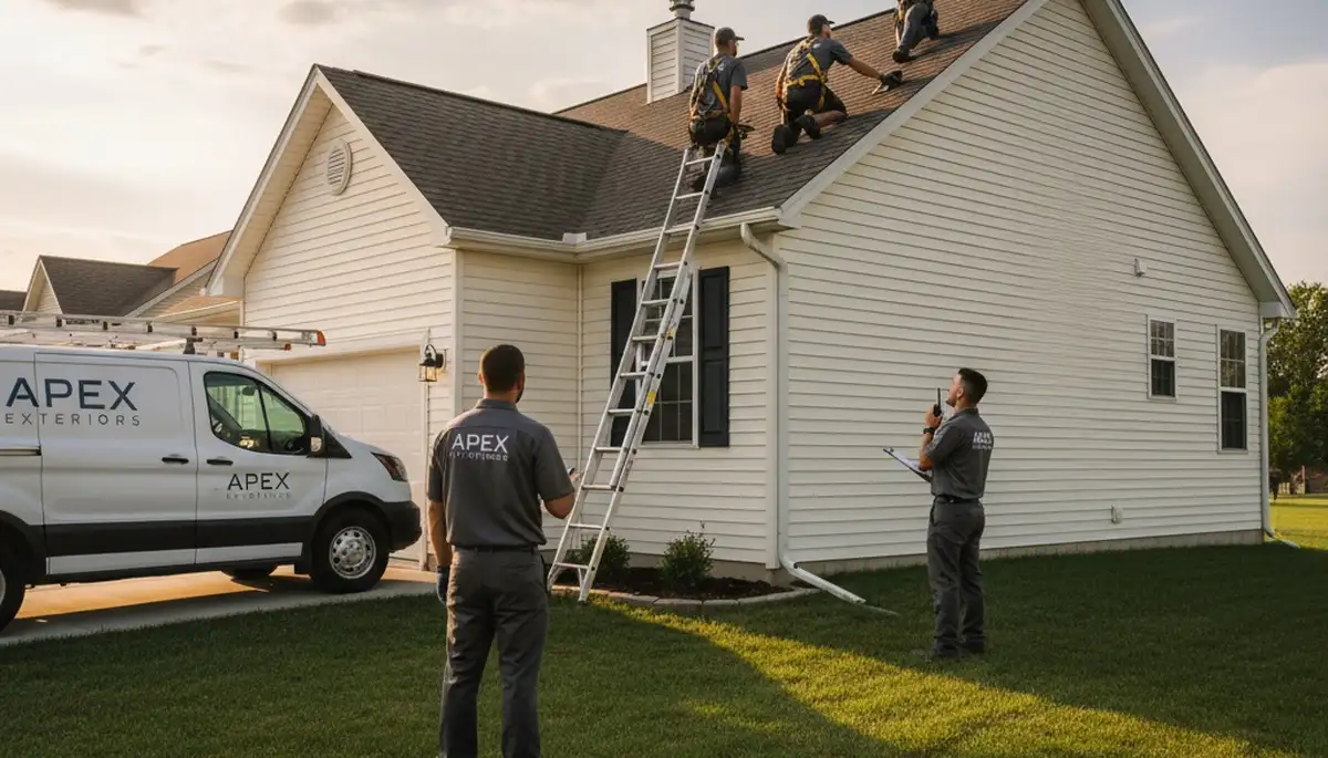 Professional roof inspection by Next Level Exteriors in Philadelphia, PA ensuring home protection