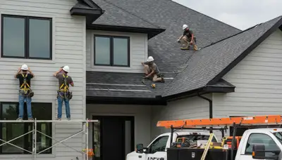 Vinyl siding installation on home exterior in Philadelphia, PA by Next Level Exteriors experts