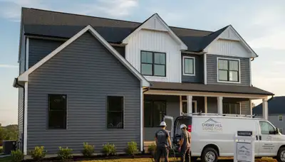 Professional vinyl siding installation on home exterior in Philadelphia, PA