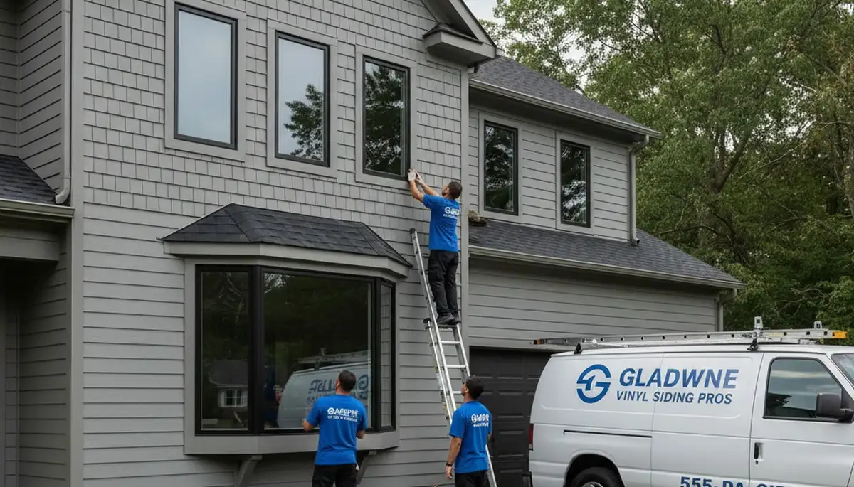 Professional vinyl siding installation in Philadelphia PA residential home exterior