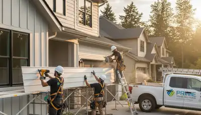 Professional vinyl siding installation on a Philadelphia, PA home by Next Level Exteriors