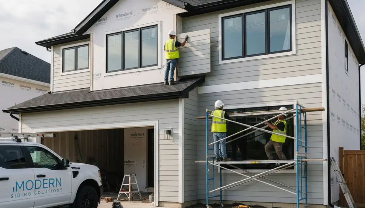 Professional vinyl siding installation on a Philadelphia, PA home exterior by Next Level Exteriors