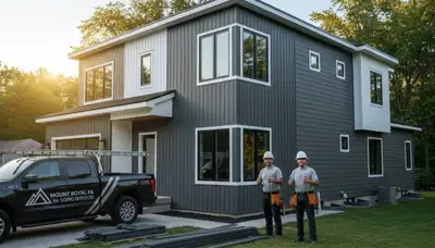 Vinyl siding installation on home exterior in Philadelphia PA by philadelphiapasiding.com