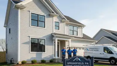 Professional vinyl siding installation on Philadelphia PA home exterior