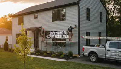 Professional vinyl siding installation on home exterior in Philadelphia, PA